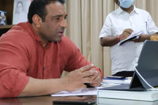 Minister Gowtham Reddy Video Conference with Atmakur Officials