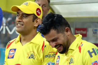 Suresh Raina reacts after MS Dhoni breaks his big record