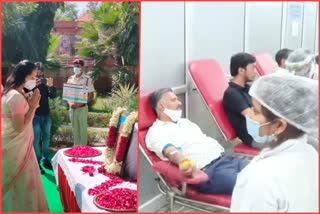 Mega blood donation camp in Rohini on Gandhi Jayanti