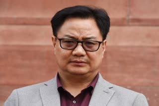 Sports minister kiren rijiju unveils new logo of sports authority of india