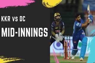 DC vs KKR: Mid innings report