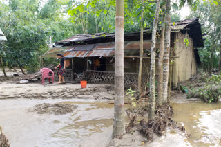 Flood situation continues in dhemaji