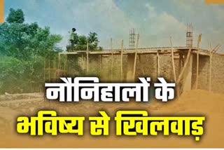 Construction of maa badi centers in Banswara, बांसवाड़ा न्यूज, banswara news