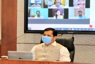 CM Sarbananda Sonowal in the inauguration of Unified Command Structure Strategy Group