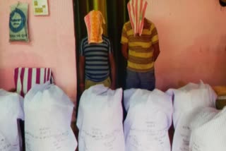 illegal ganja transported from boudh to westbengal, 2 arrested