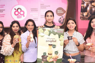 cream stone new ice cream flavours launched by actress laya