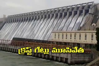 nagarjuna sagar gates closed due to less flow in nalgonda district