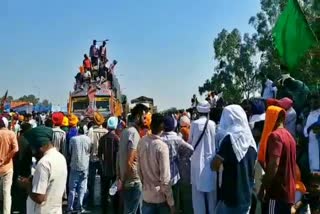 Farmers block Delhi-Amritsar highway protest against farm laws