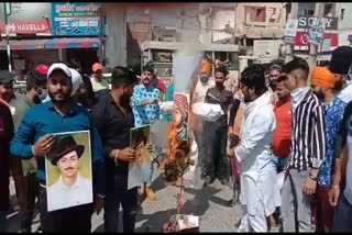 burn effigy of Punjabi singer Jassi Jasraj