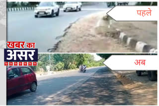 Mehrauli-Badarpur road reconstructed by the administration