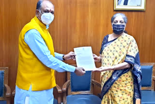 MP Y. Devendrappa appeals to Nirmala Sitharaman