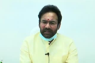 union minister kishan reddy fires on trs government