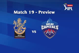 ipl 2020 rcb vs dc : royal challengers bangalore vs delhi capitals match preview