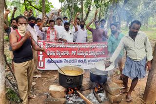 poultry workers protest through vanta varpu program