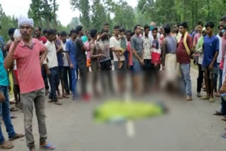 Two peole died due to road accident in latehar