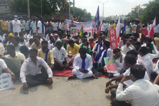 protest in surpur  against Hatras rape case