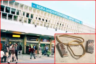 Customs arrested 1 passenger with nearly half a kilo of gold at IGI Airport