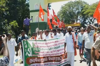 tamilnadu farmers union protest