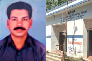 K S E B contract employee died  കെ എസ് ഇ ബി കരാർ ജീവനക്കാരൻ ഷോക്കേറ്റ് മരിച്ചു  പാലിയോട്  നെയ്യാറ്റിൻകര  neyyattinkara