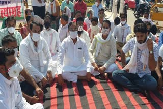congress protest in rajasthan,  hathras gangrape