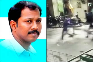 Lawyer murder by a gang- CCTV footage