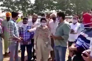 before rahul gandhi's visit salja inspected haryana-punjab border