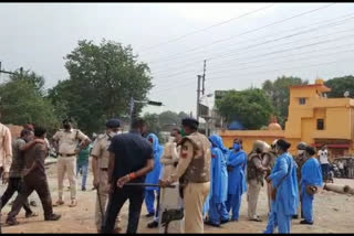 Illegal occupation in Idgah Bhatha evacuated at raipur