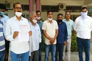 Revenue patwari submitted memorandum demanding salary hike in rewari