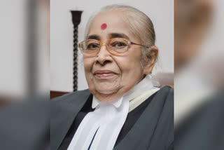 എറണാകുളം  Ernakulam  Kerala high court  Former Chief Justice  died  passed away  കേരള ഹൈക്കോടതി  മുൻ ചീഫ് ജസ്റ്റിസ് കെകെ ഉഷ  കെകെ ഉഷ