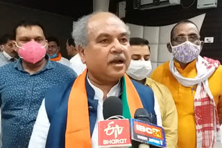 Narendra Singh Tomar attacked Congress in gwalior