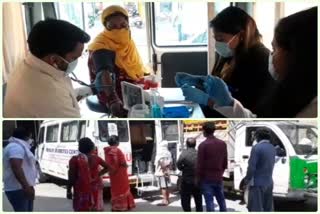 Councilor Manoj Mahlawat organized health checkup van in Vasant Kunj