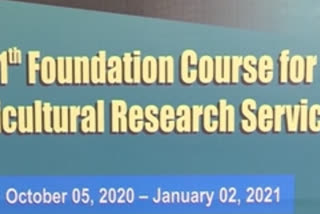 Foundation Course for Agricultural Research Service