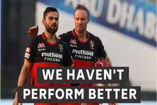 we couldn't perform according to our calibre in front of Delhi Capitals says ABD