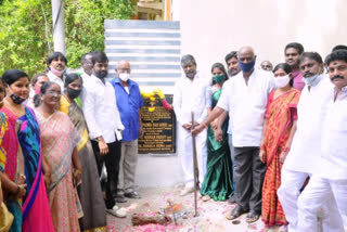 deputy speaker padmarao inaugurates new water pipeline in  seethaphalmandi secunderabad