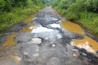 allagadda- ahobilam road damage