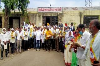 Vanchit conducted Chutney-bread agitation