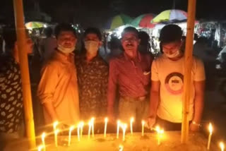 Jan Adhikar Party candle light march on Hathras gang rape