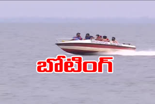 boating in lower manair dam in karimnagar