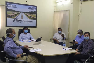 dc through video conferencing in jamshedpur