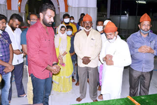 Tarakaratna  visit the  dargah of Kadapa