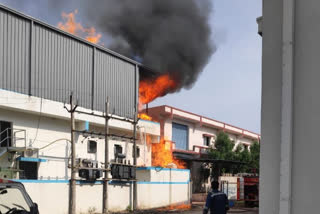 fire in leather factory sonipat