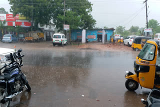 heavy rain in kagaj nagar mandal kumuram bheem district