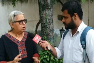 social activist shabnam hashmi reaction on hathras case