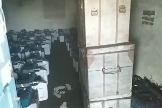 Fire in strong room