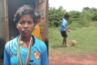 National-level woman footballer