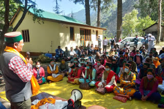 Kinnaur Congress rally in Tapri