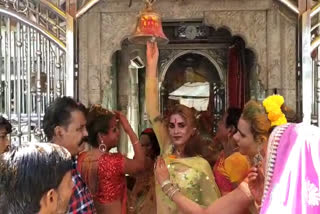 Eunuchs offer bells at Todi Ganesh Temple in Sheopur