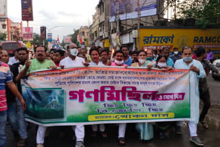 procession in burdwan