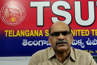 ts utf state secretary chava ravi demands salary should be credit on first day of every month