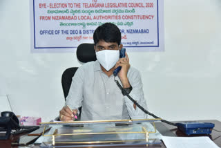 nizamabad collector warning to officers relates to  online rigister of non agricultural assets